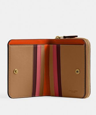 美品]COACH コーチ ビルフォールド ウォレット・カラーブロック